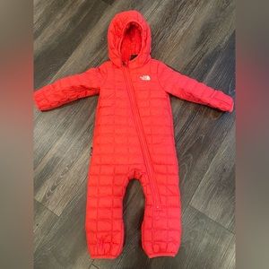 North Face 12-18mo snowsuit coat